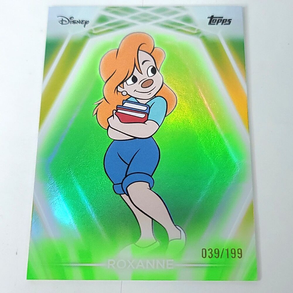 Roxanne Topps 2026 Disney Neon Holo Parallel Refractor Limited 039/199